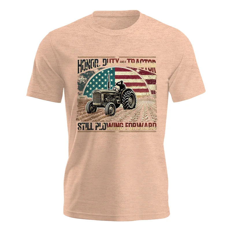 Veteran Farmer Honor Duty And A Tractor 1 - Unisex Jersey Short Sleeve Tee