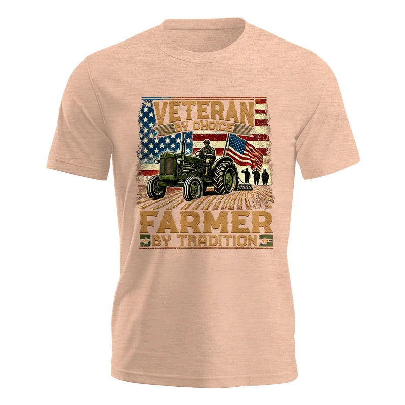 Veteran Farmer Veteran By Choice_Farmer By Tradition - Unisex Jersey Short Sleeve Tee