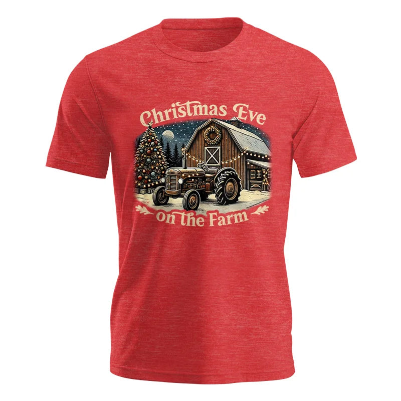 Image of Christmas Eve On The Farm 2 - Unisex Jersey Short Sleeve Tee