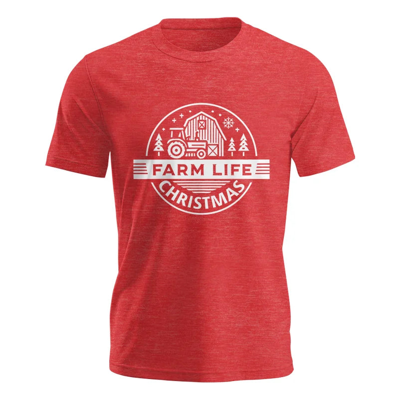 Image of Farm Life Christmas 1 - Unisex Jersey Short Sleeve Tee