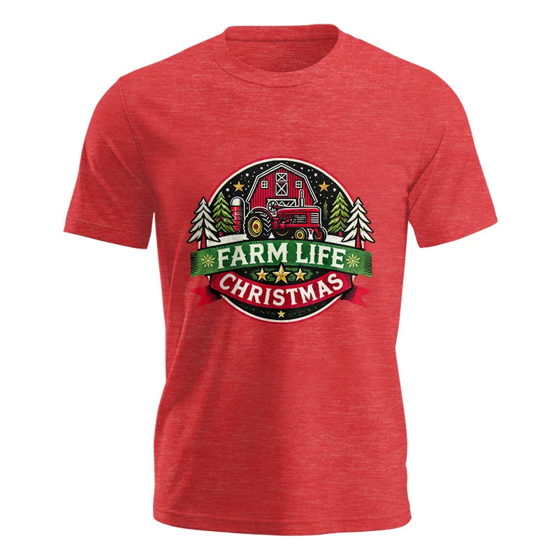 Image of Farm Life Christmas 3 - Unisex Jersey Short Sleeve Tee