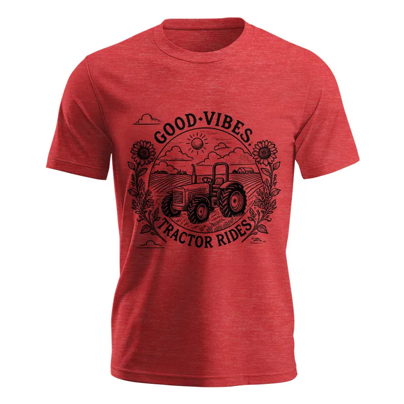 Image of Good Vibes Tractor Rides - Unisex Jersey Short Sleeve Tee