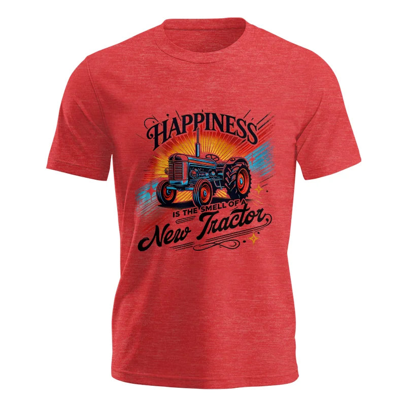 Image of Happiness Is The Smell Of A New Tractor - Unisex Jersey Short Sleeve Tee