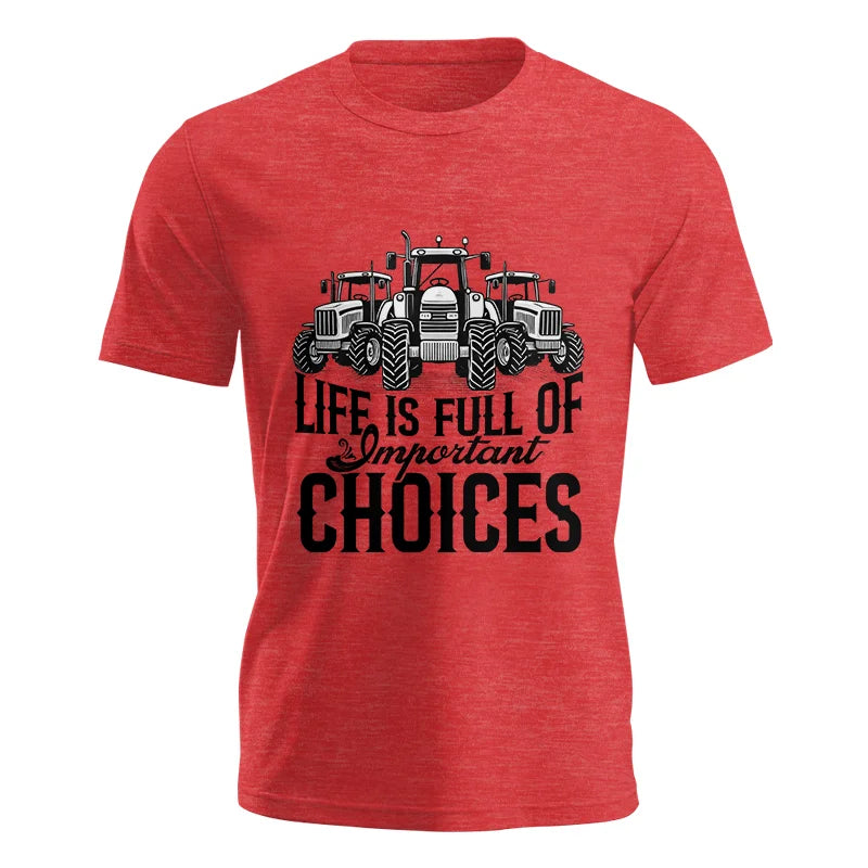 Image of Life Is Full Of Important Choices 2 - Unisex Jersey Short Sleeve Tee