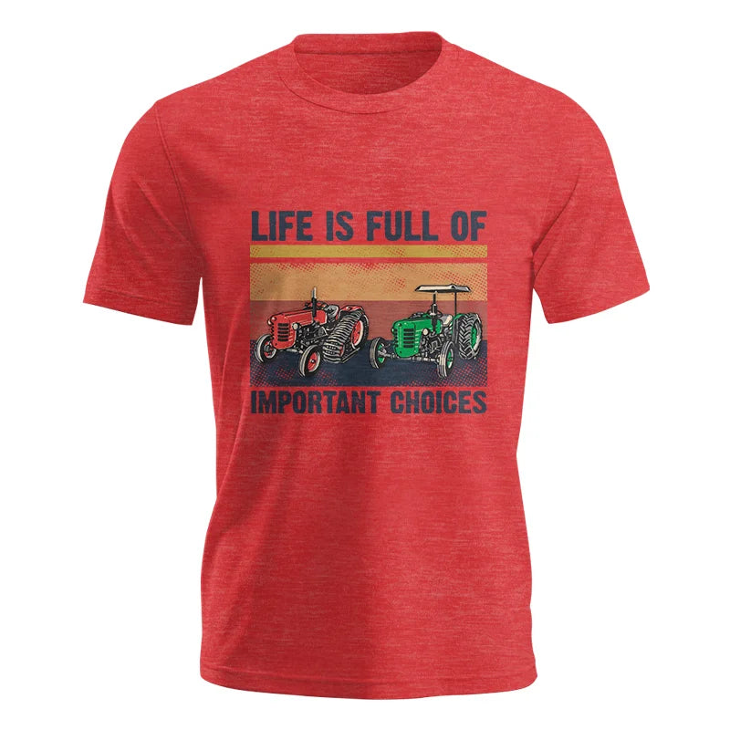 Image of Life Is Full Of Important Choices 37 - Unisex Jersey Short Sleeve Tee