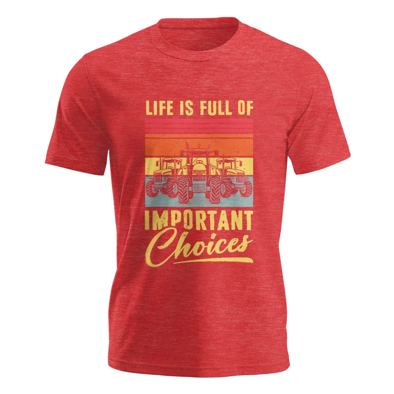 Image of Life Is Full Of Important Choices 39 - Unisex Jersey Short Sleeve Tee