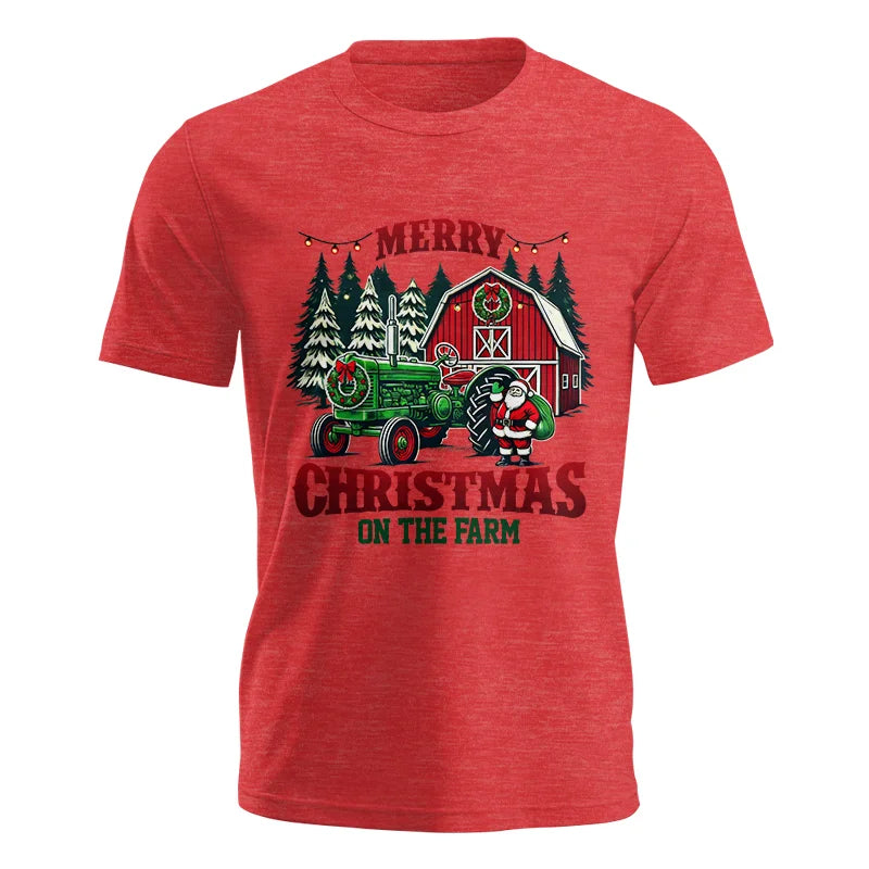 Merry Christmas On The Farm 3 - Unisex Jersey Short Sleeve Tee