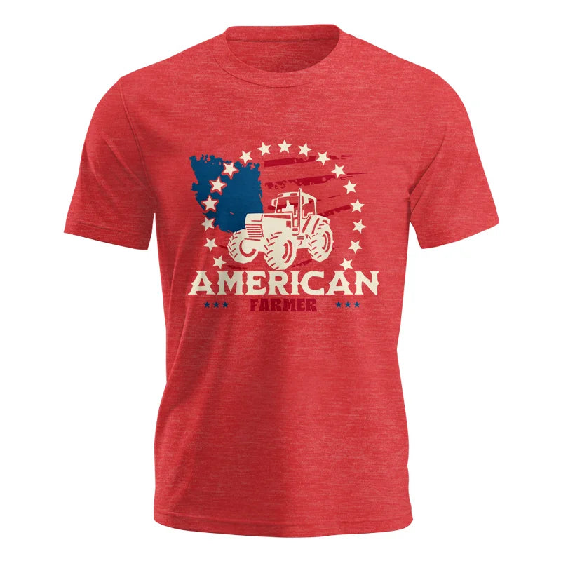 Proud To Be An American Farmer Citizen Veteran - Unisex Jersey Short Sleeve Tee