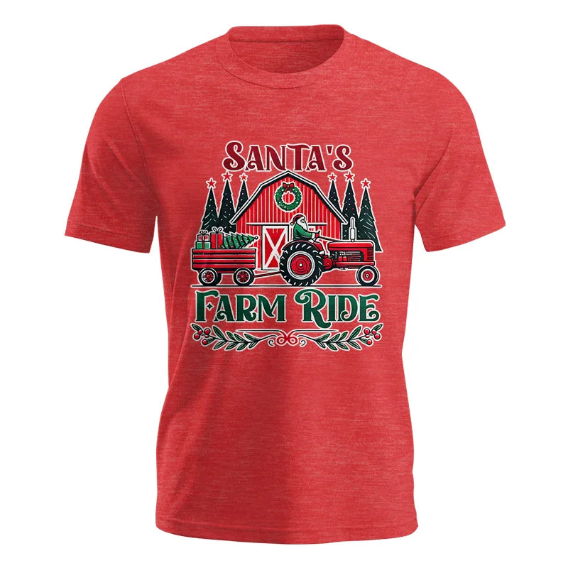 Santa's Farm Ride 1 - Unisex Jersey Short Sleeve Tee