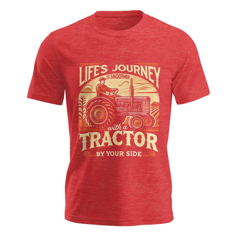 Smoother With A Tractor By Your Side - Unisex Jersey Short Sleeve Tee