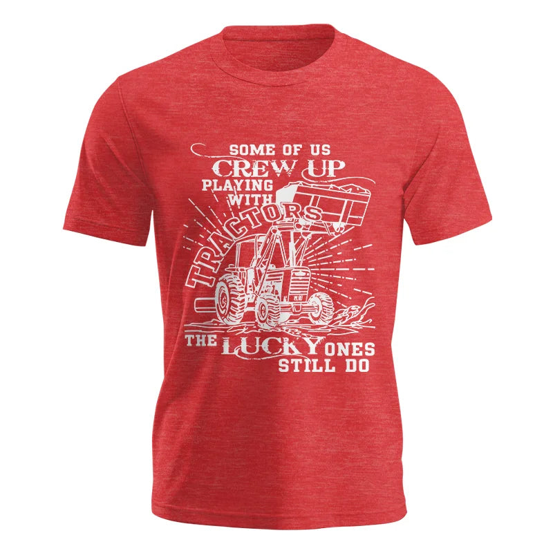 Some Of Us Grew Up Playing With Tractors 1 - Unisex Jersey Short Sleeve Tee