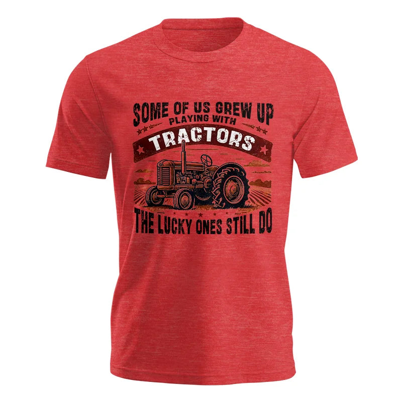 Some Of Us Grew Up Playing With Tractors 2 - Unisex Jersey Short Sleeve Tee