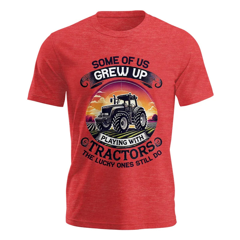 Some Of Us Grew Up Playing With Tractors 4 - Unisex Jersey Short Sleeve Tee