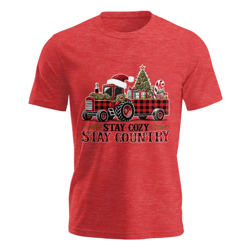 Image of Stay Cozy Stay Country - Unisex Jersey Short Sleeve Tee