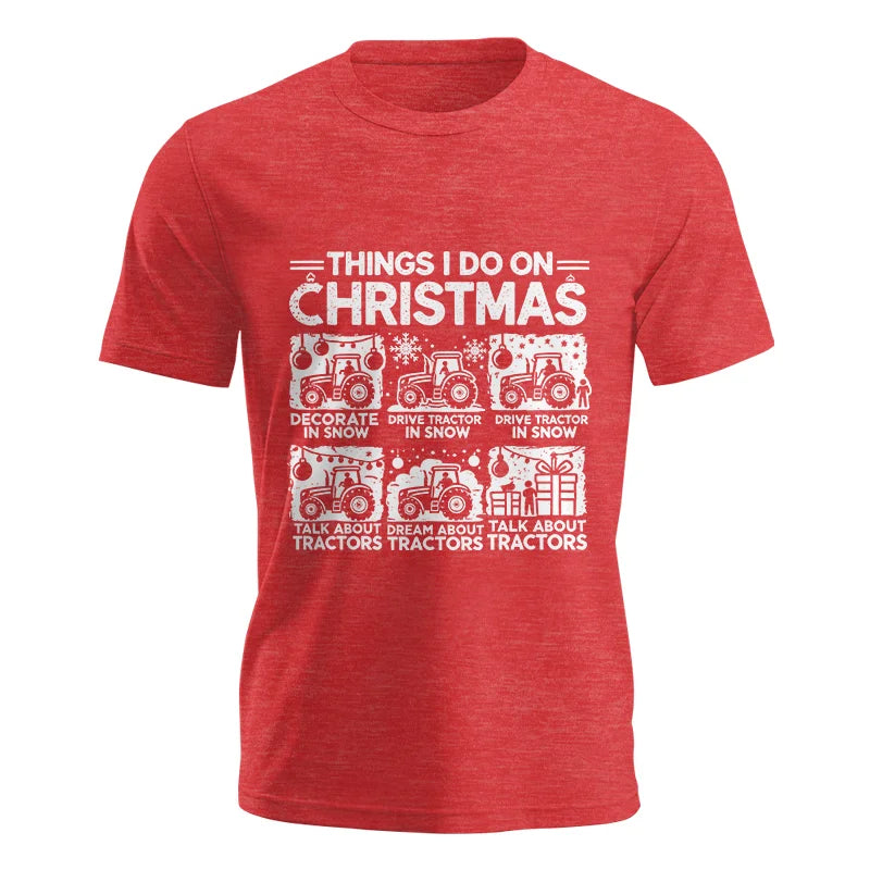 Things I Do On Christmas - Unisex Jersey Short Sleeve Tee