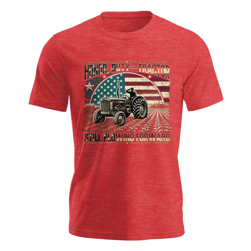 Veteran Farmer Honor Duty And A Tractor 1 - Unisex Jersey Short Sleeve Tee