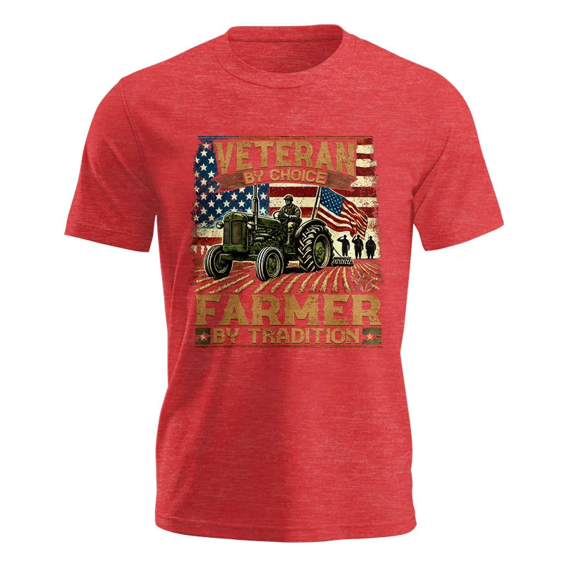 Veteran Farmer Veteran By Choice_Farmer By Tradition - Unisex Jersey Short Sleeve Tee