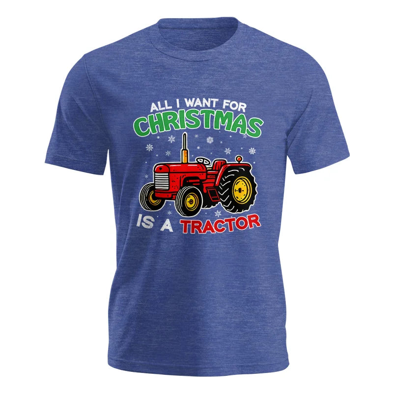 Image of All I Want For Christmas Is A Tractor - Unisex Jersey Short Sleeve Tee