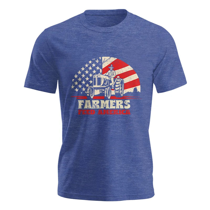 Farmers Feed America Support Farmers - Unisex Jersey Short Sleeve Tee