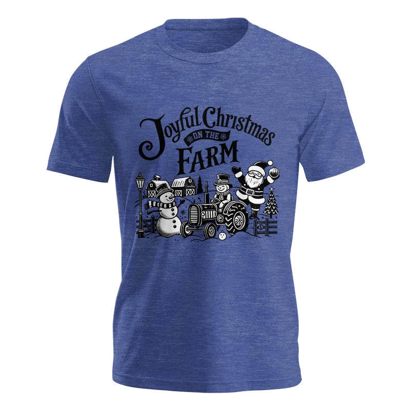 Joyful Christmas On The Farm 1 - Unisex Jersey Short Sleeve Tee