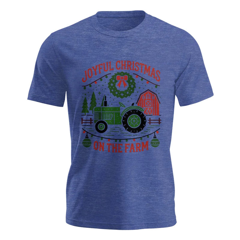 Joyful Christmas On The Farm 3 - Unisex Jersey Short Sleeve Tee