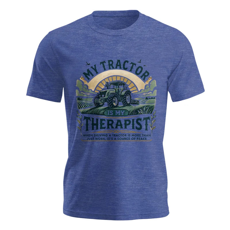 My Tractor Is My Therapist - Unisex Jersey Short Sleeve Tee