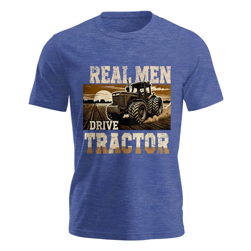 Image of Real Men Drive Tractor - Unisex Jersey Short Sleeve Tee