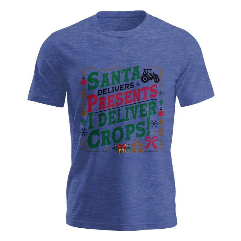 Santa Deliver Present I Deliver Crops! - Unisex Jersey Short Sleeve Tee