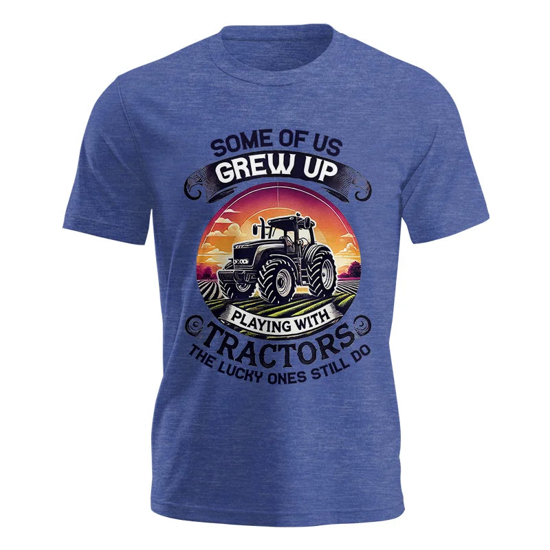 Image of Some Of Us Grew Up Playing With Tractors 4 - Unisex Jersey Short Sleeve Tee