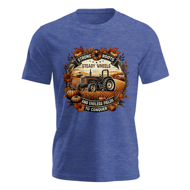 Thanksgiving Farmer Endless Fields To Conquer 1 - Unisex Jersey Short Sleeve Tee