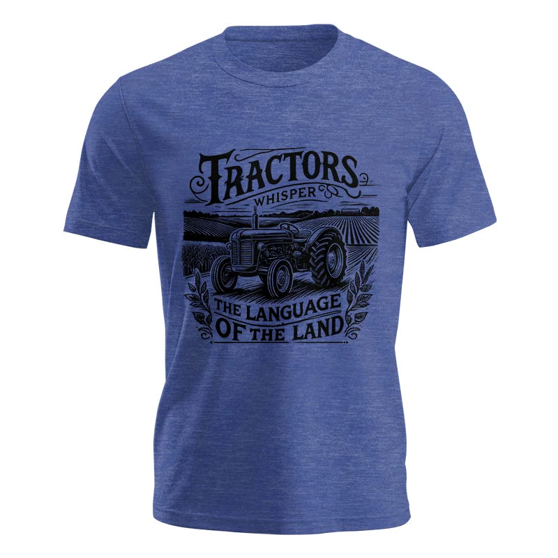 Image of Tractors Whisper The Language Of The Land 1 - Unisex Jersey Short Sleeve Tee