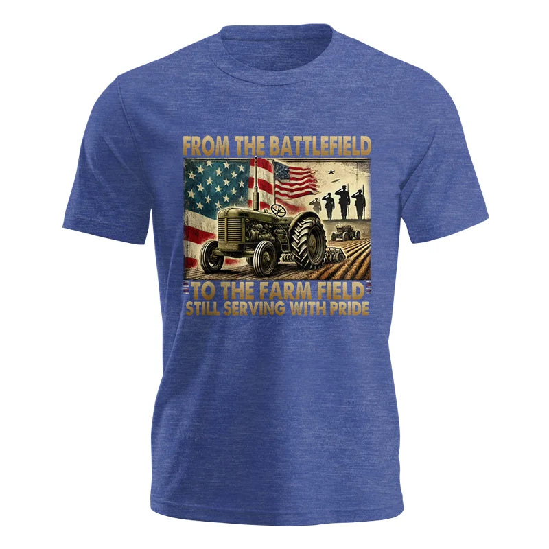 Image of Veteran Farmer From The Battlefield To The Farm Field 1 - Unisex Jersey Short Sleeve Tee