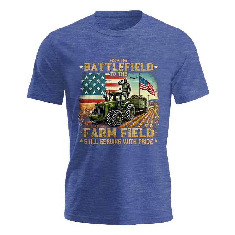 Image of Veteran Farmer From The Battlefield To The Farm Field 2 - Unisex Jersey Short Sleeve Tee