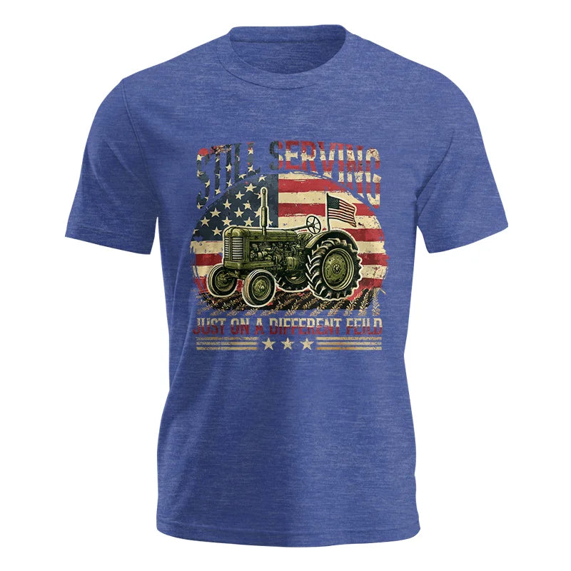 Image of Veteran Farmer Still Serving 10 - Unisex Jersey Short Sleeve Tee