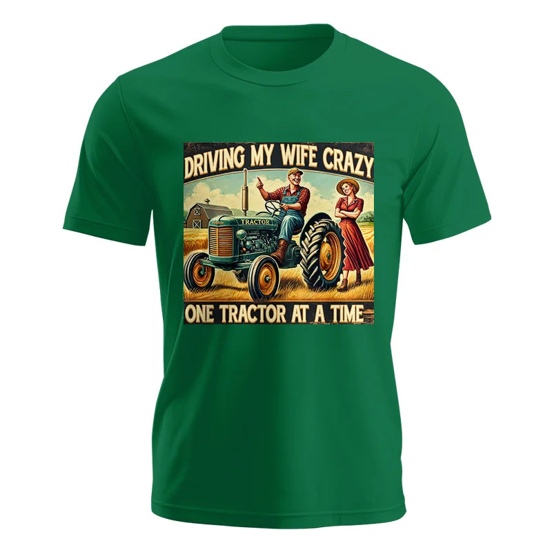 Image of Driving My Wife Crazy One Tractor At A Time - Unisex Jersey Short Sleeve Tee