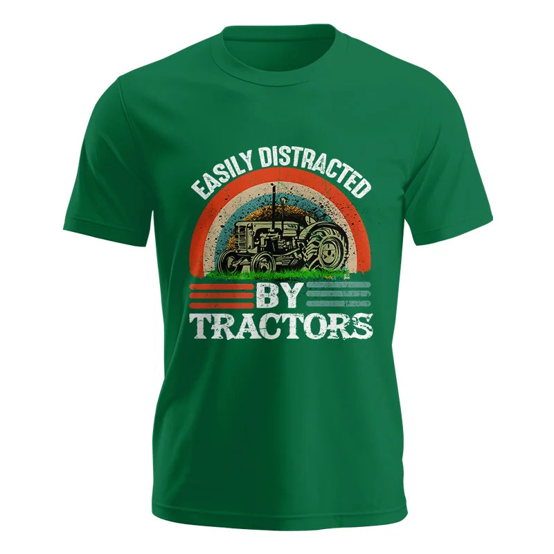 Image of Easily Distracted By Tractors - Unisex Jersey Short Sleeve Tee