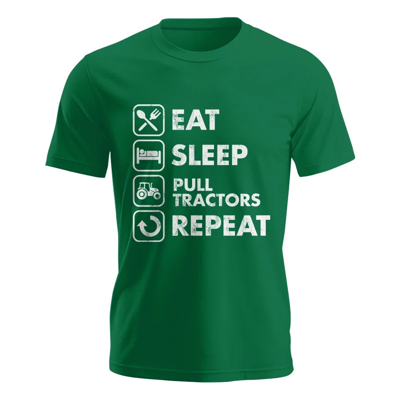 Eat Sleep Pull Tractors Repeat - Unisex Jersey Short Sleeve Tee