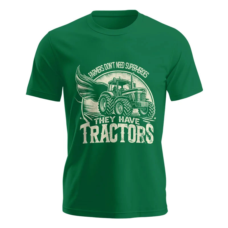 Image of Farmers Don’t Need Superheroes They Have Tractors - Unisex Jersey Short Sleeve Tee