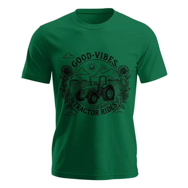 Good Vibes Tractor Rides - Unisex Jersey Short Sleeve Tee