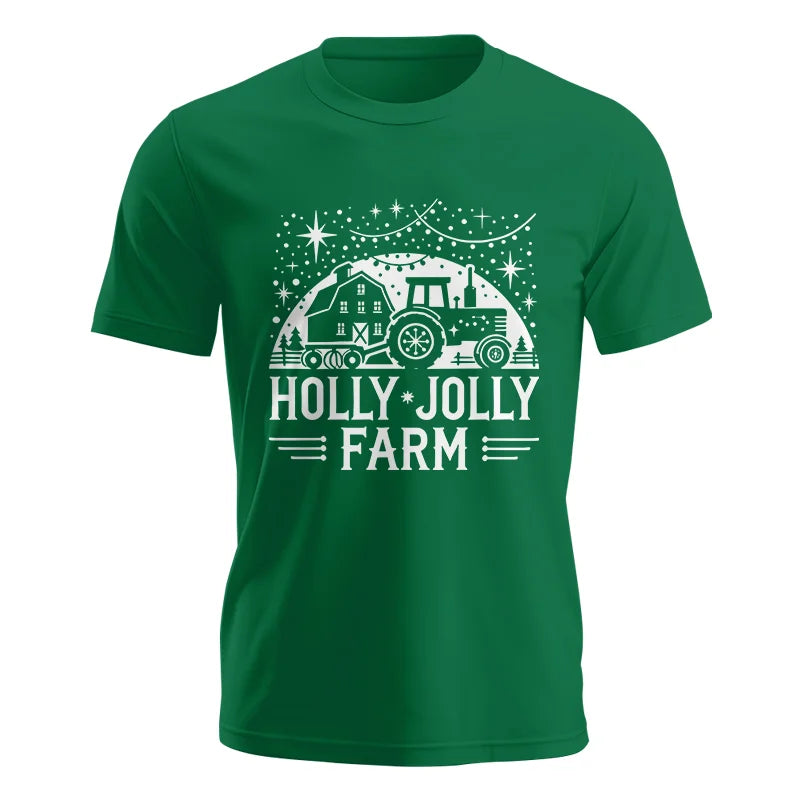 Image of Holly Jolly Farm 2 - Unisex Jersey Short Sleeve Tee