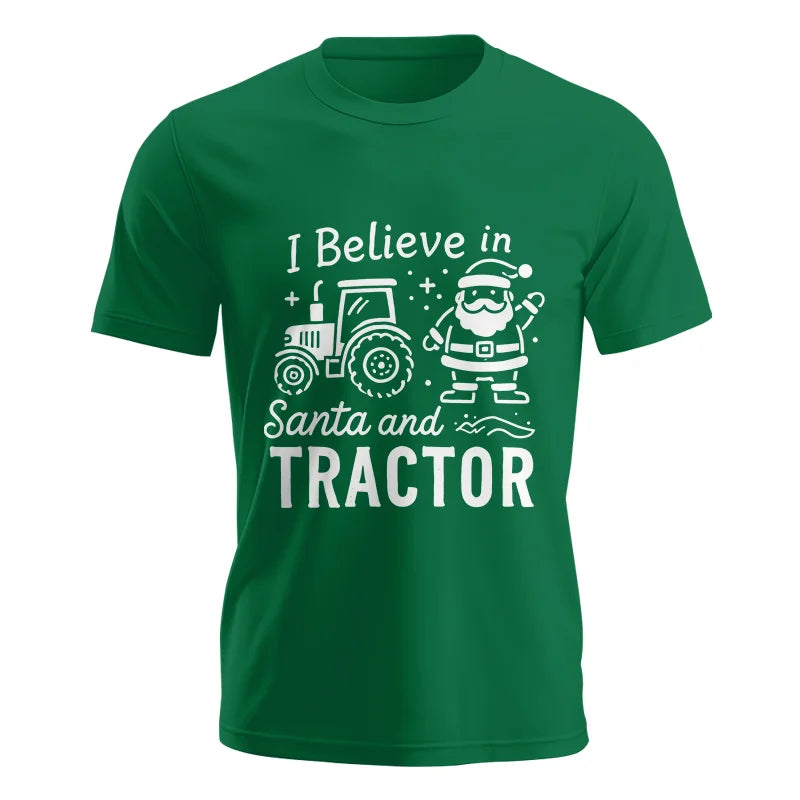 I Believe In Santa And Tractor - Unisex Jersey Short Sleeve Tee