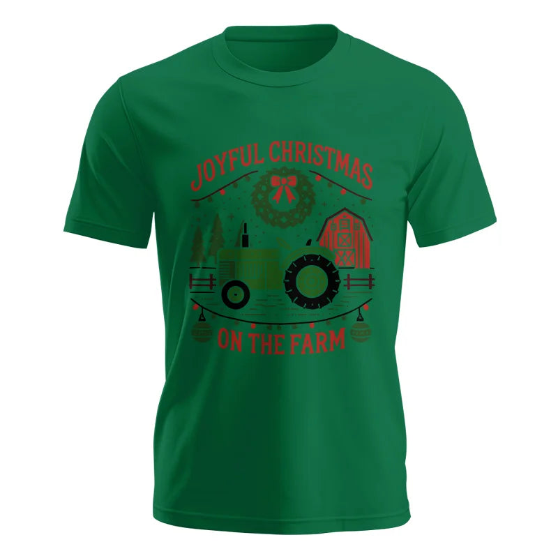 Image of Joyful Christmas On The Farm 3 - Unisex Jersey Short Sleeve Tee