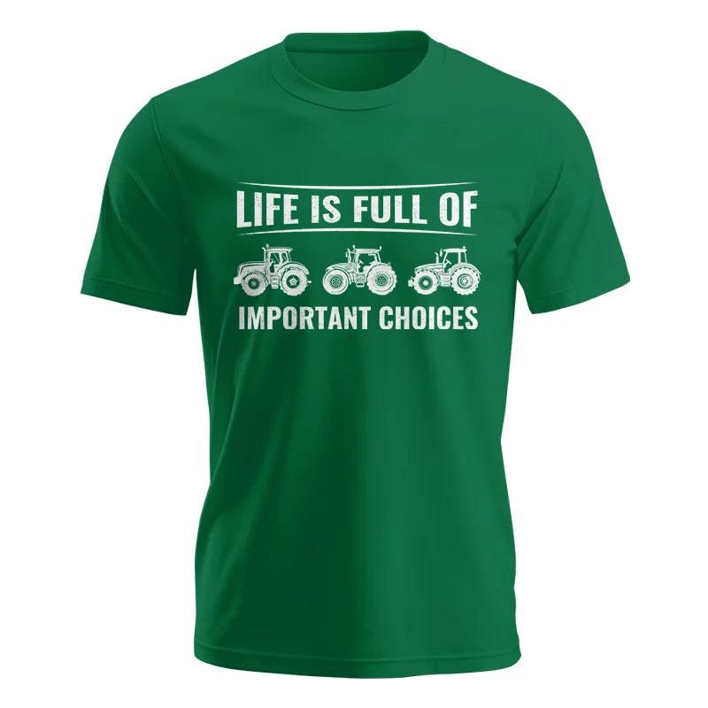 Image of Life Is Full Of Important Choices 16 - Unisex Jersey Short Sleeve Tee