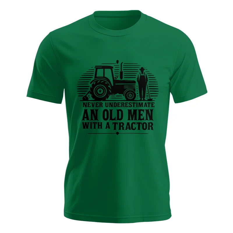 Never Underestimate An Old Men With A Tractor - Unisex Jersey Short Sleeve Tee