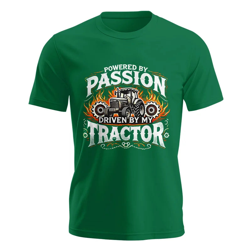 Image of Powered By Passion Driven By My Tractor 1 - Unisex Jersey Short Sleeve Tee