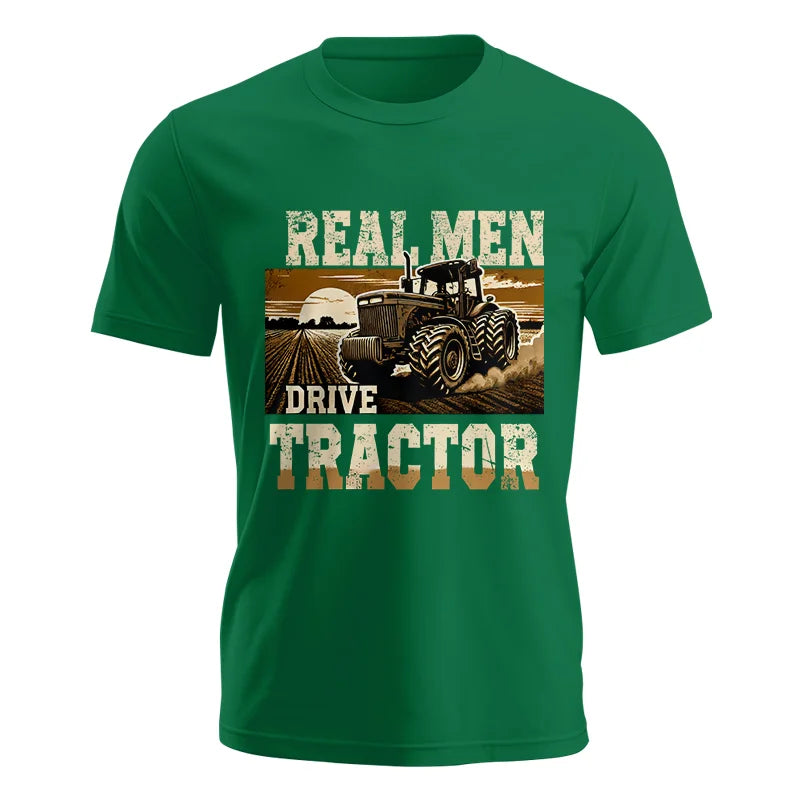 Real Men Drive Tractor - Unisex Jersey Short Sleeve Tee