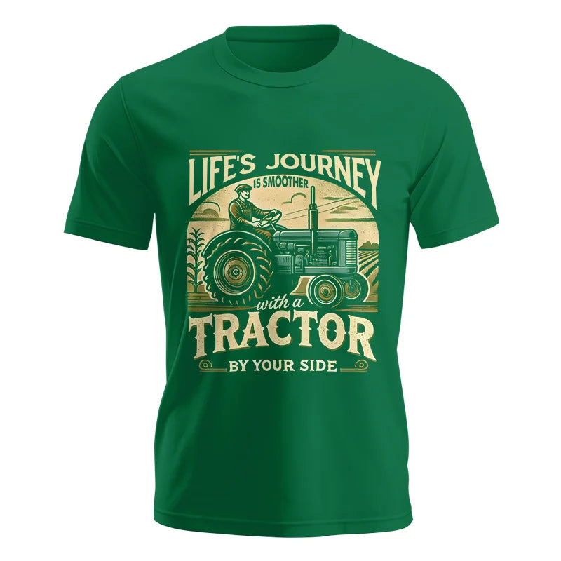 Image of Smoother With A Tractor By Your Side - Unisex Jersey Short Sleeve Tee