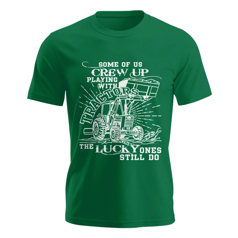 Some Of Us Grew Up Playing With Tractors 1 - Unisex Jersey Short Sleeve Tee