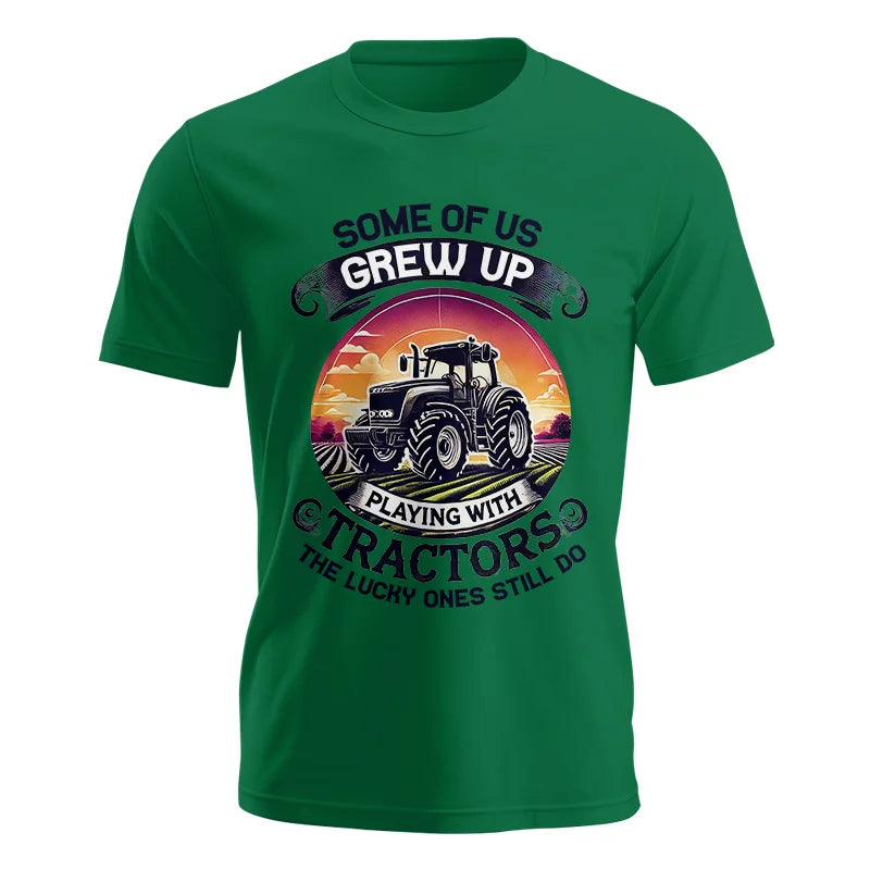 Image of Some Of Us Grew Up Playing With Tractors 4 - Unisex Jersey Short Sleeve Tee