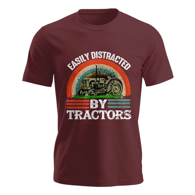 Easily Distracted By Tractors - Unisex Jersey Short Sleeve Tee